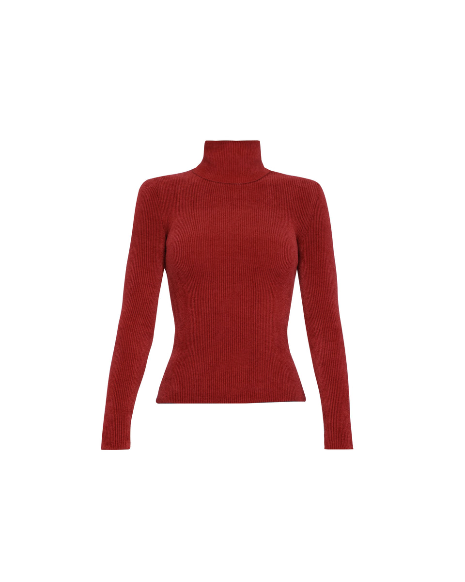 VELVET KNIT TOP - Image 1