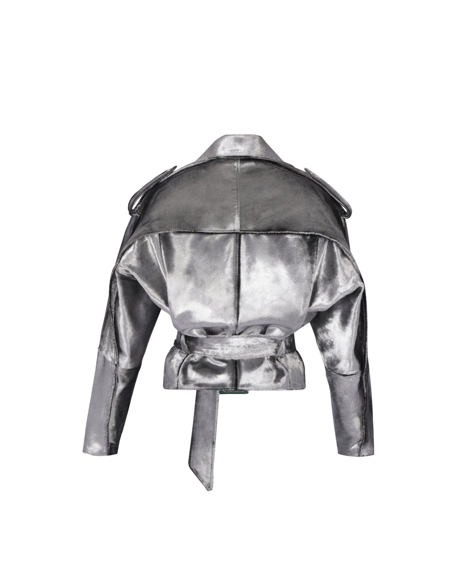 LEATHER BIKER JACKET - Image 2
