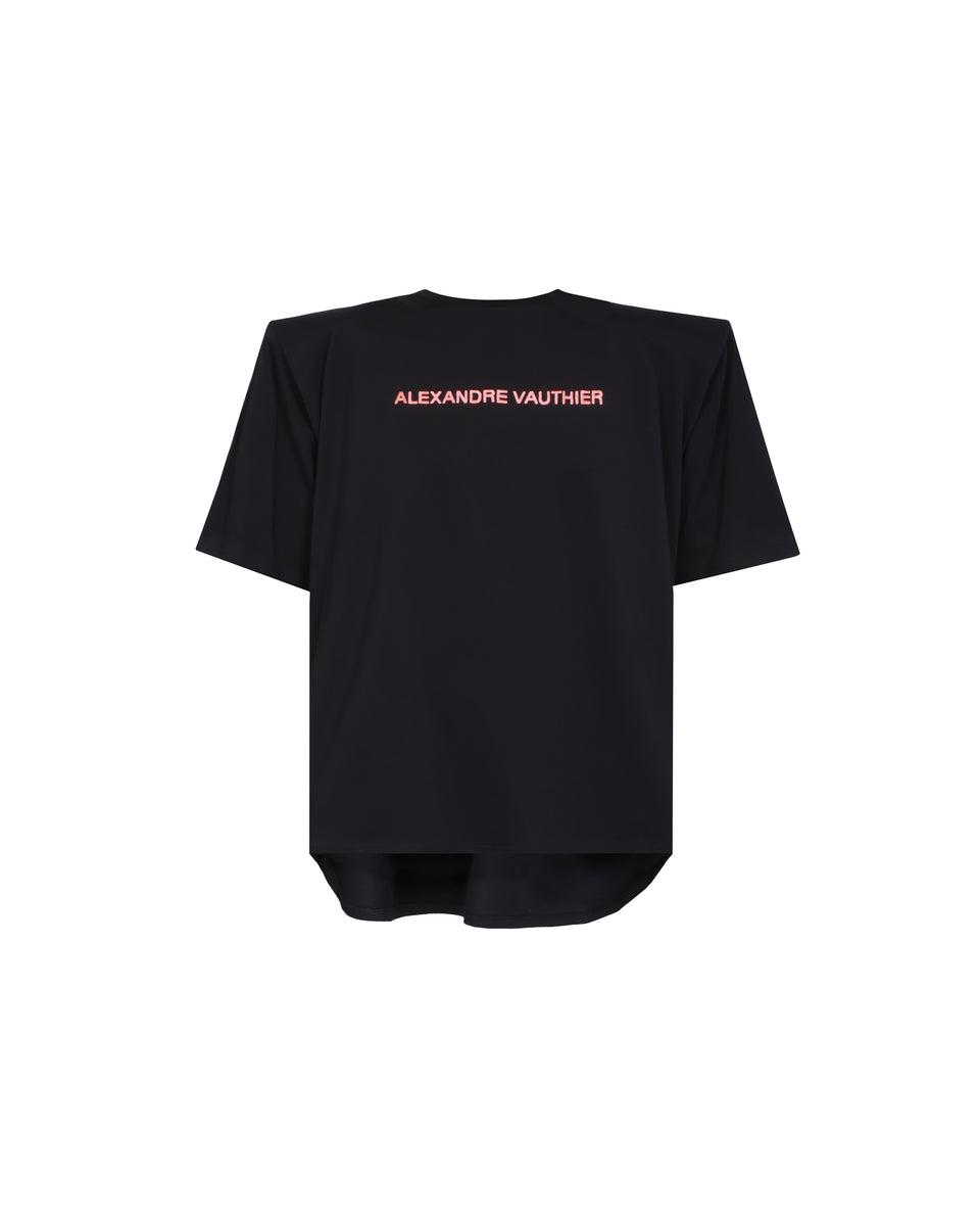 ALEXANDRE VAUTHIER PADDED TEE SHIRT - Image 1