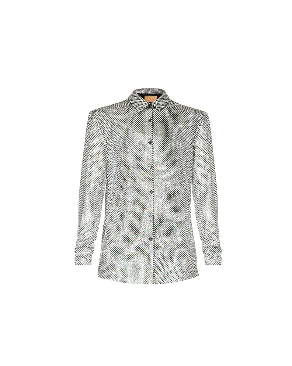 DIAMOND CRYSTALLIZED SHIRT - Image 1